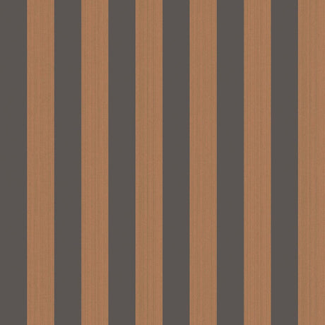 Cole & Son Regatta Stripe Tan + Black Wallpaper