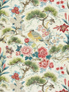 Scalamandre Shenyang Sisal Bloom Wallpaper