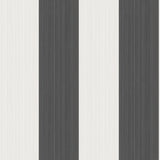 Cole & Son JASPE STRIPE BLACK + WHITE Wallpaper