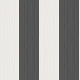 Cole & Son Jaspe Stripe Black + White Wallpaper