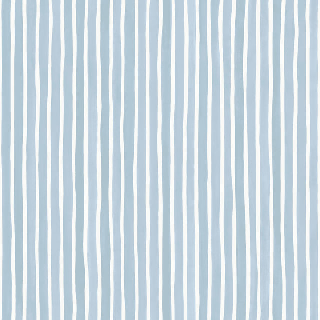 Cole & Son CROQUET STRIPE BLUE Wallpaper