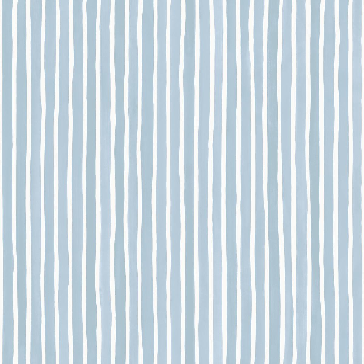 Cole & Son Croquet Stripe Blue Wallpaper