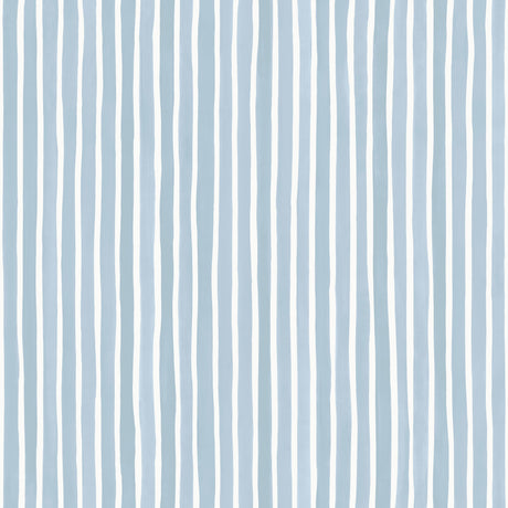 Cole & Son CROQUET STRIPE BLUE Wallpaper