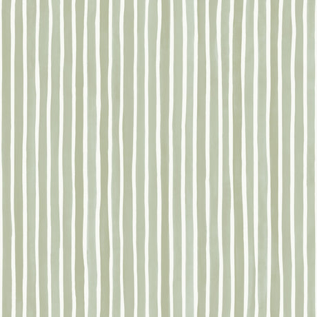 Cole & Son CROQUET STRIPE OLIVE Wallpaper