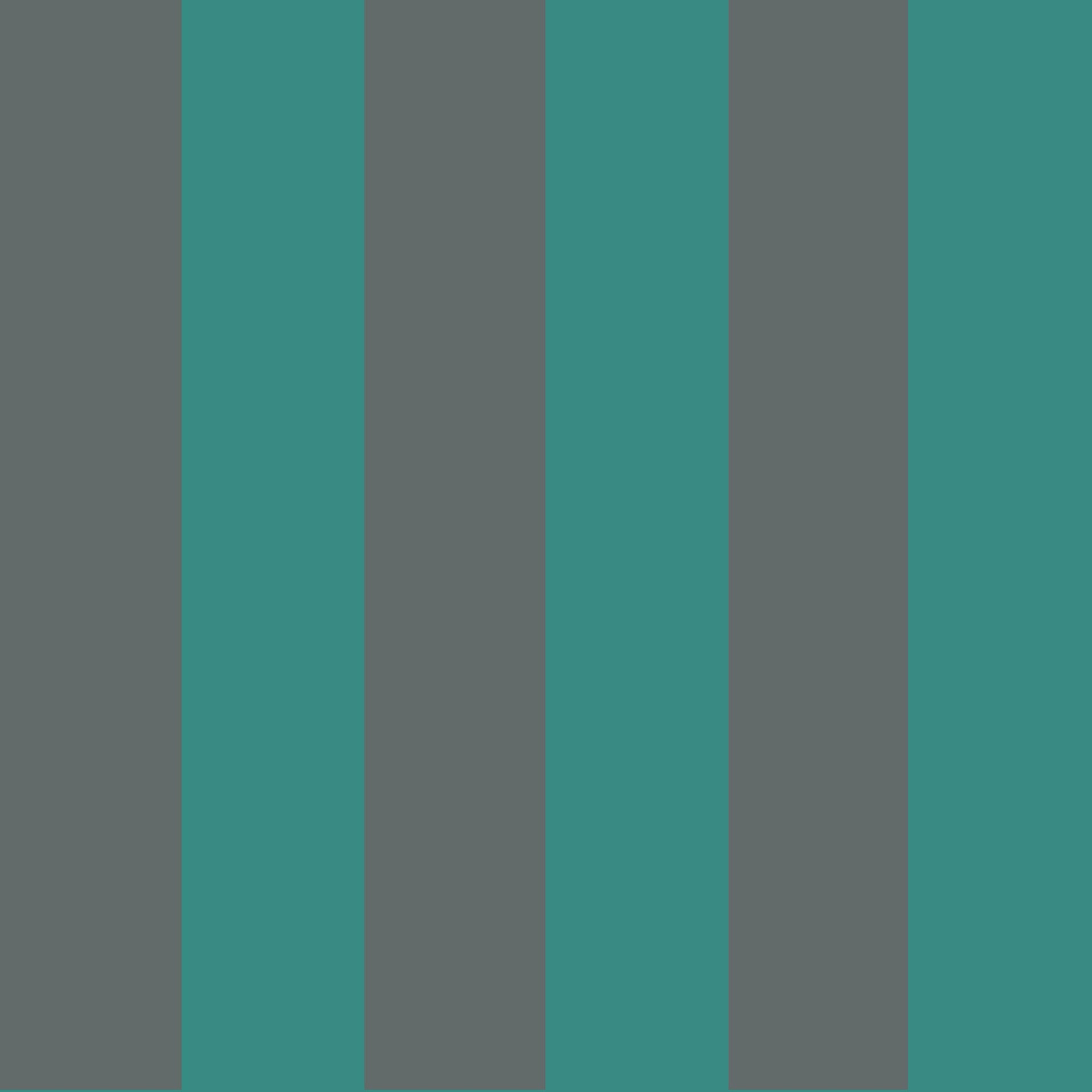 Cole & Son Glastonbury Str Teal+Charcoal Wallpaper