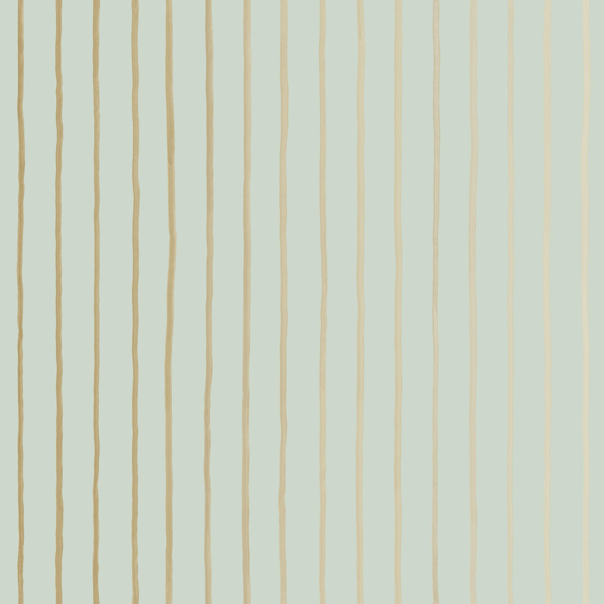 Cole & Son COLLEGE STRIPE DUCK EGG+GILVER Wallpaper