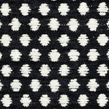 Schumacher Sabina Ivory & Black Fabric