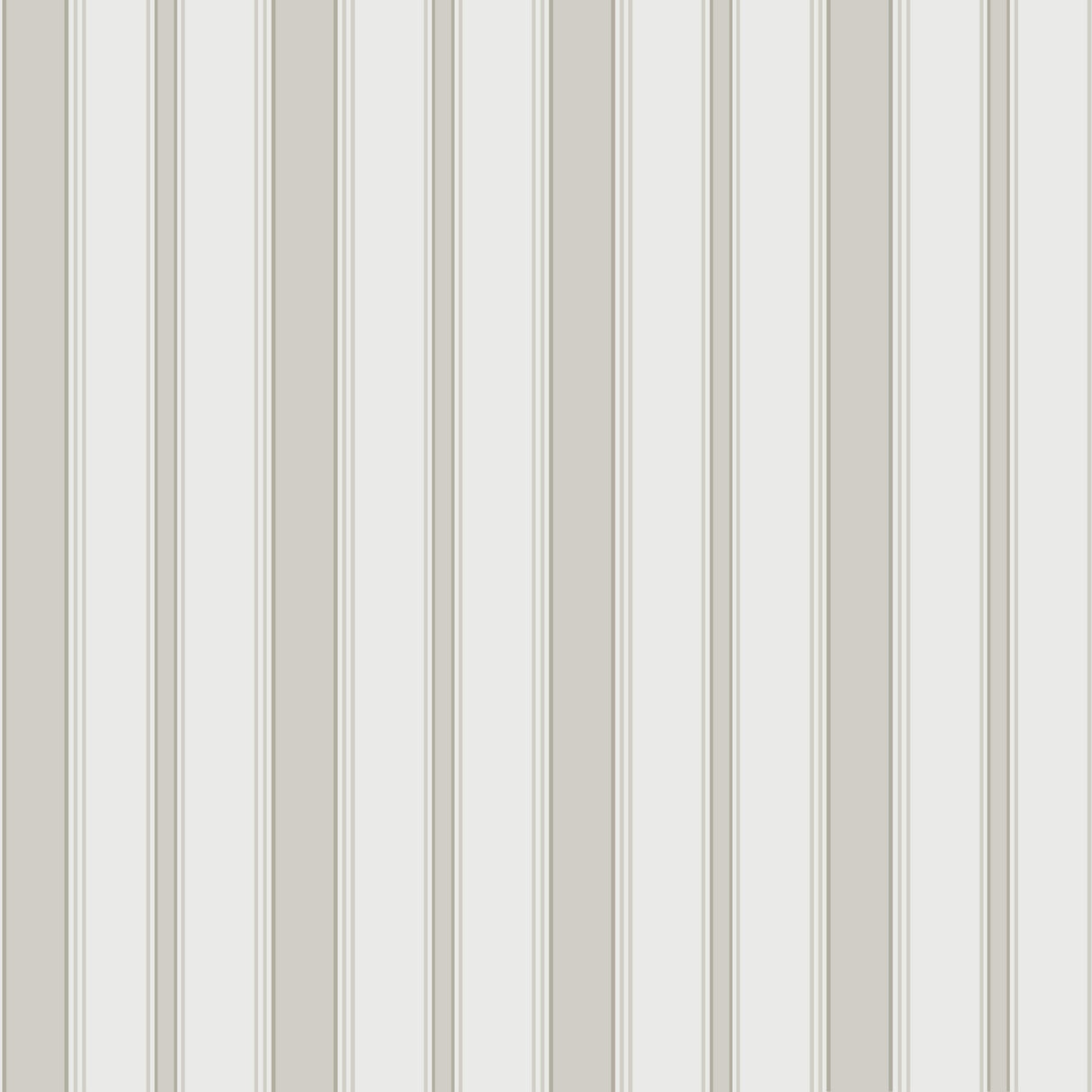 Cole & Son CAMBRIDGE STRIPE STONE/WHITE Wallpaper