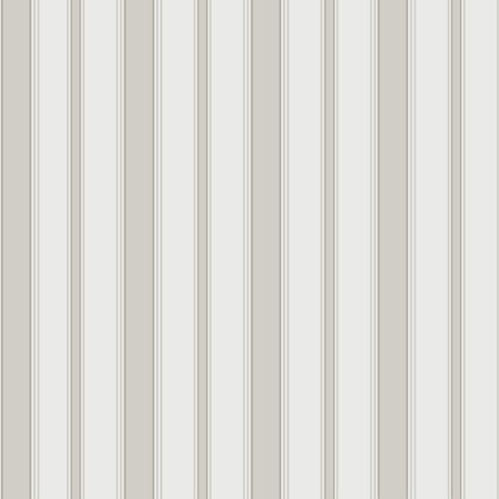 Cole & Son CAMBRIDGE STRIPE STONE/WHITE Wallpaper