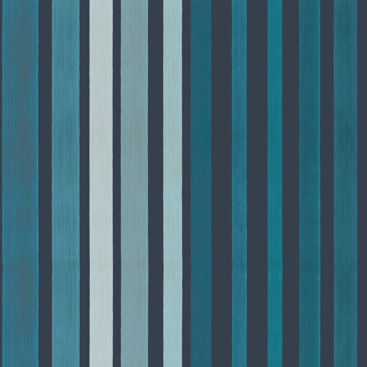 Cole & Son CAROUSEL STRIPE BLUE Wallpaper