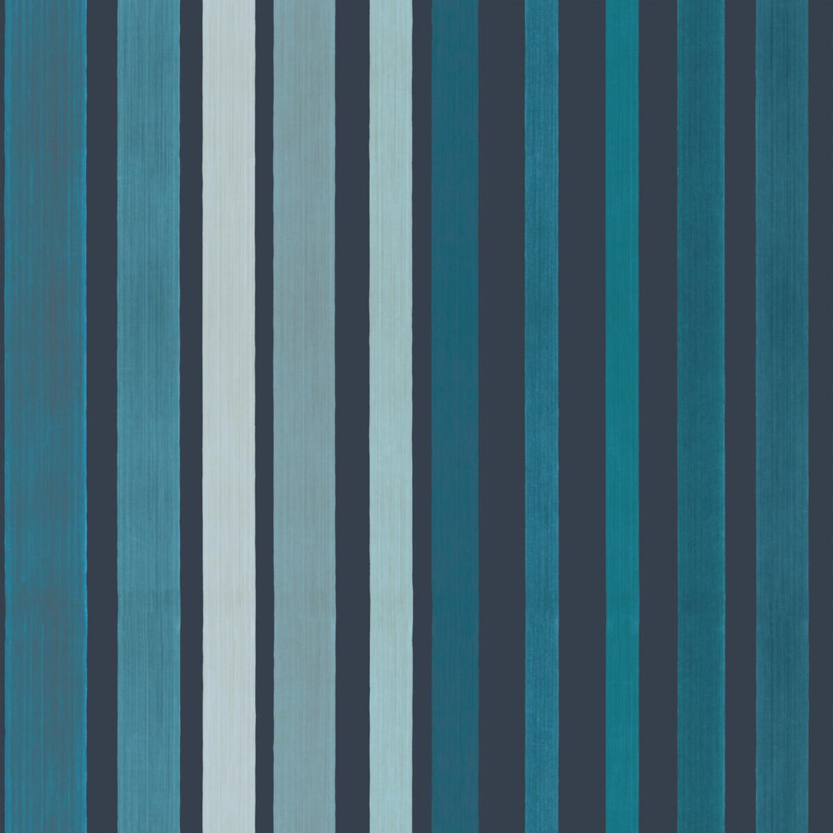 Cole & Son Carousel Stripe Blue Wallpaper