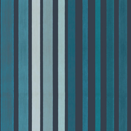 Cole & Son Carousel Stripe Blue Wallpaper
