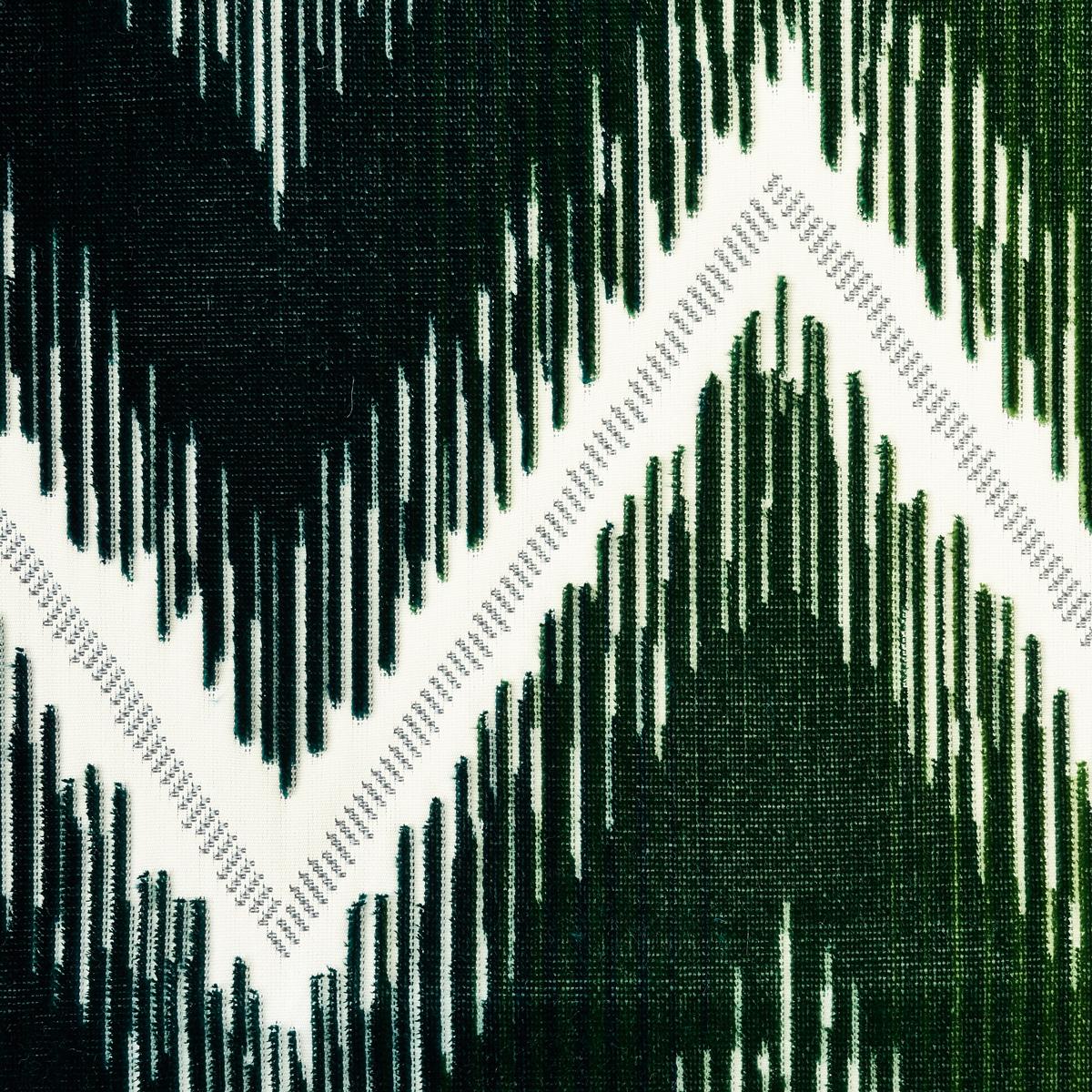 Schumacher Shock Wave Peacock Fabric