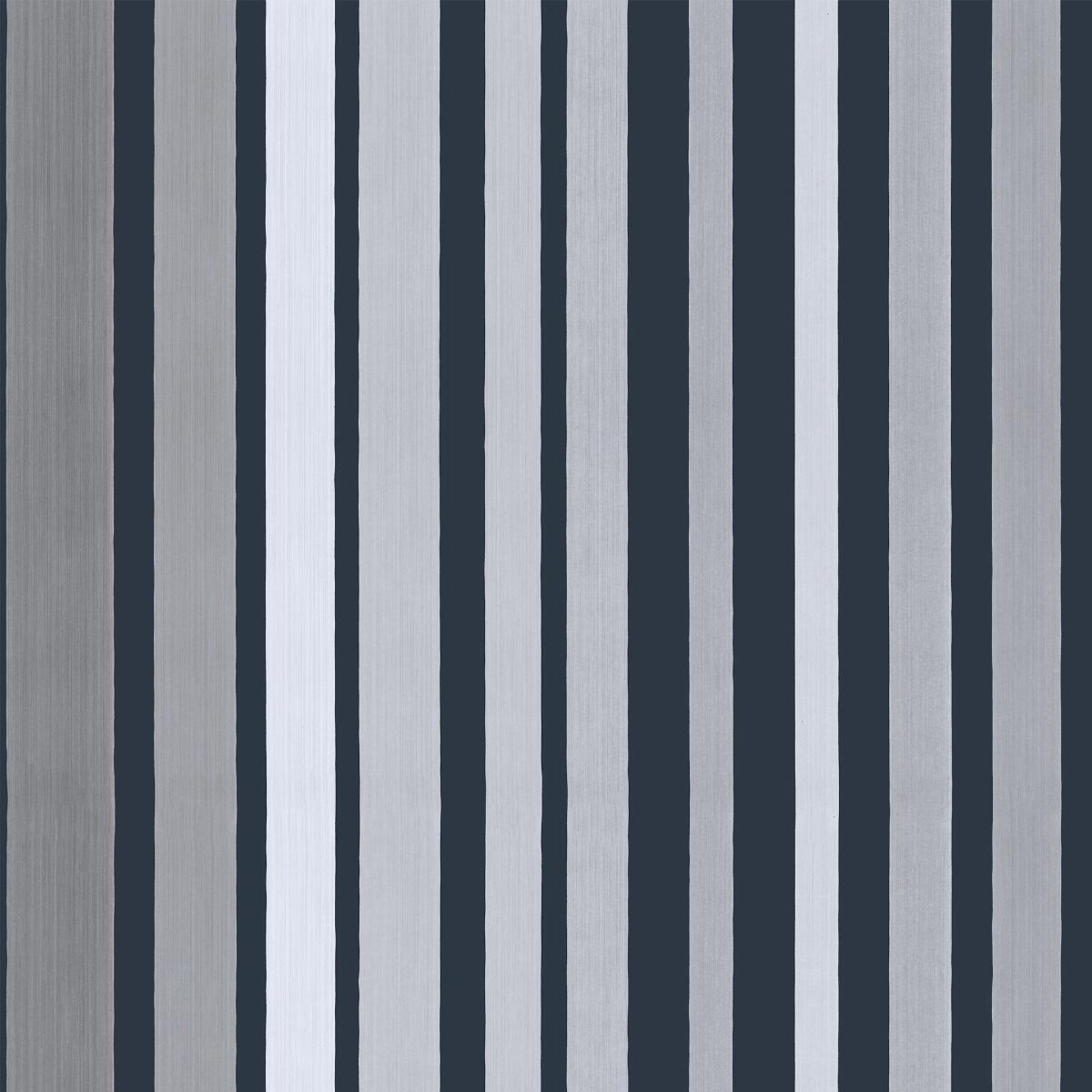 Cole & Son CAROUSEL STRIPE GREY Wallpaper
