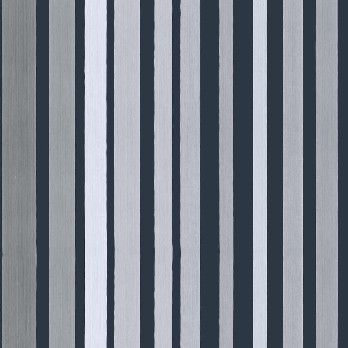 Cole & Son Carousel Stripe Grey Wallpaper