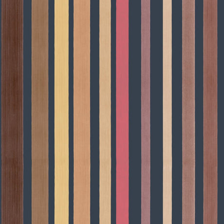 Cole & Son Carousel Stripe Pink Wallpaper