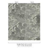 Cole & Son NUVOLETTE SOOT/SNOW Wallpaper