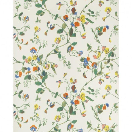 Cole & Son SWEET PEA AUTUMNAL MUL/CRM Wallpaper