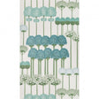 Cole & Son ALLIUM TEAL/JADE/WHITE Wallpaper