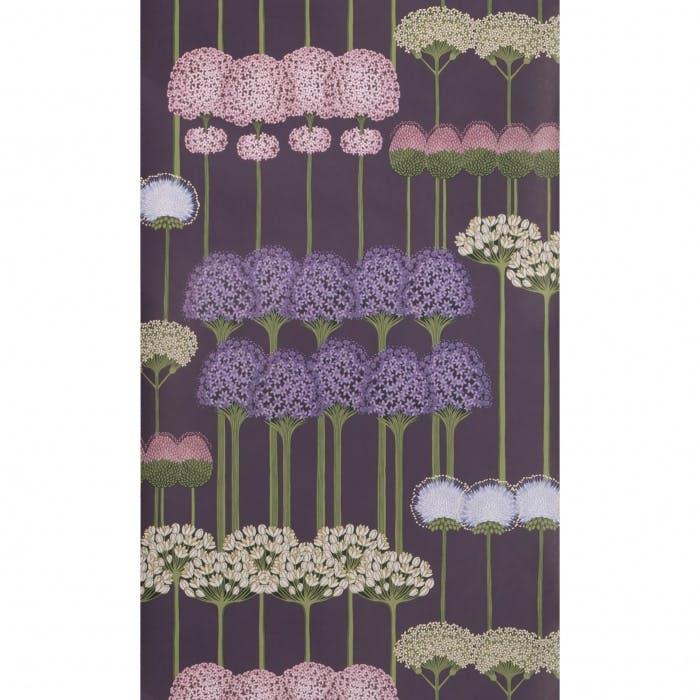 Cole & Son ALLIUM MULB/HEATHER/VIOLET Wallpaper