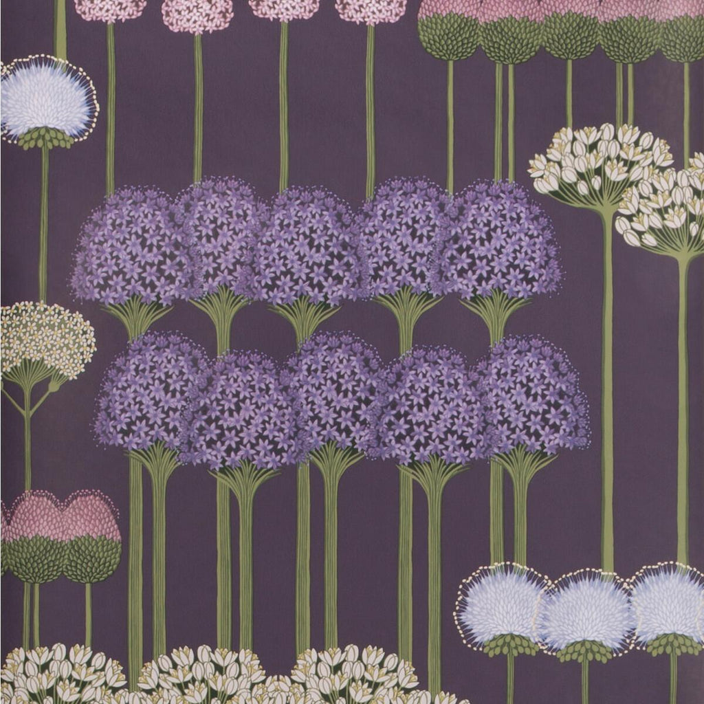 Cole & Son Allium Mulb/Heather/Violet Wallpaper