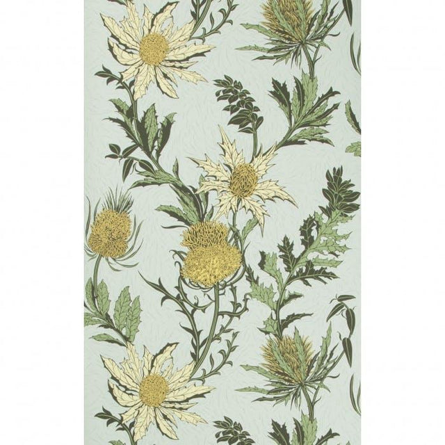 Cole & Son THISTLE LEMON/OLIVE/D EGG Wallpaper