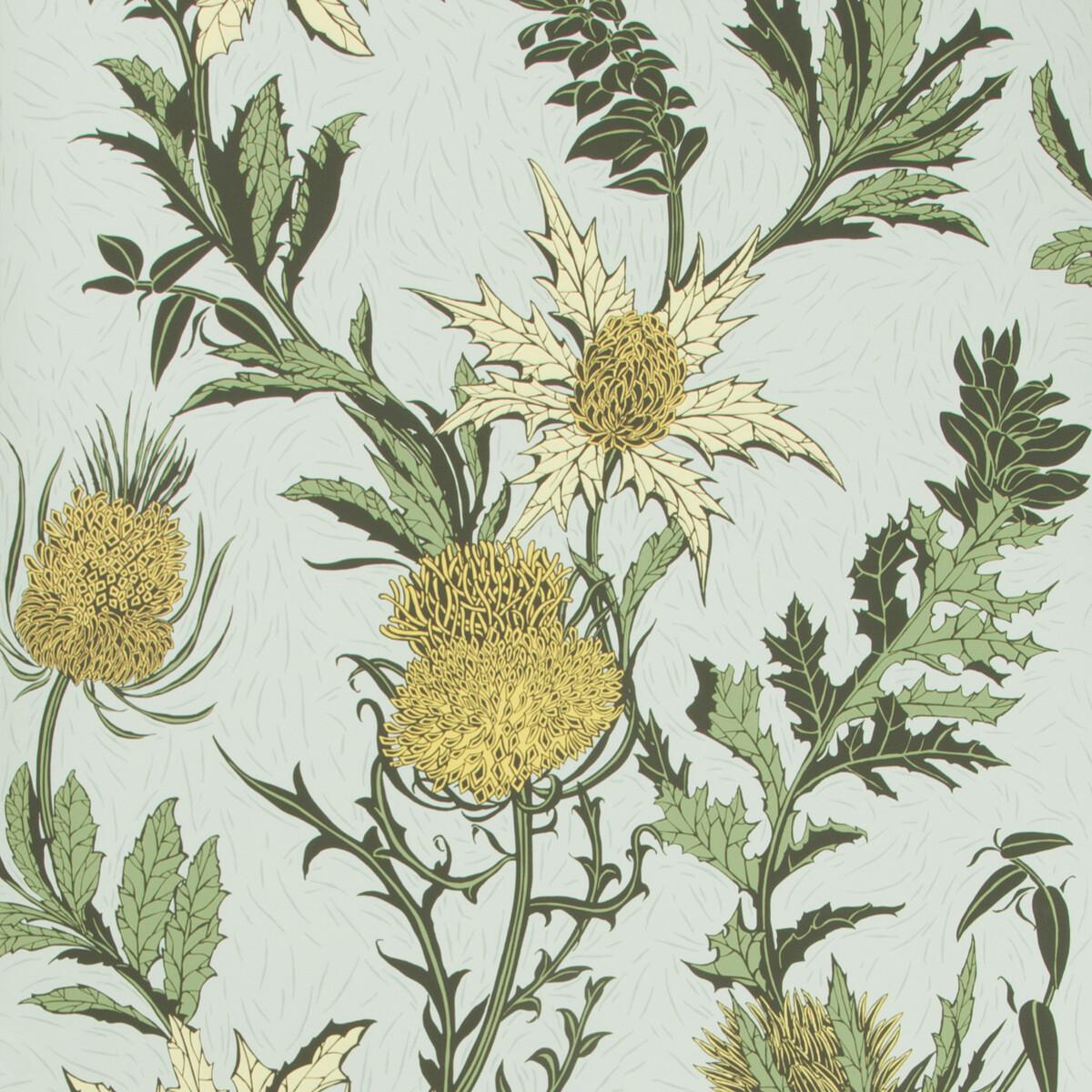Cole & Son Thistle Lemon/Olive/D Egg Wallpaper