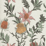 Cole & Son Thistle A Pink/Orange/Parch Wallpaper