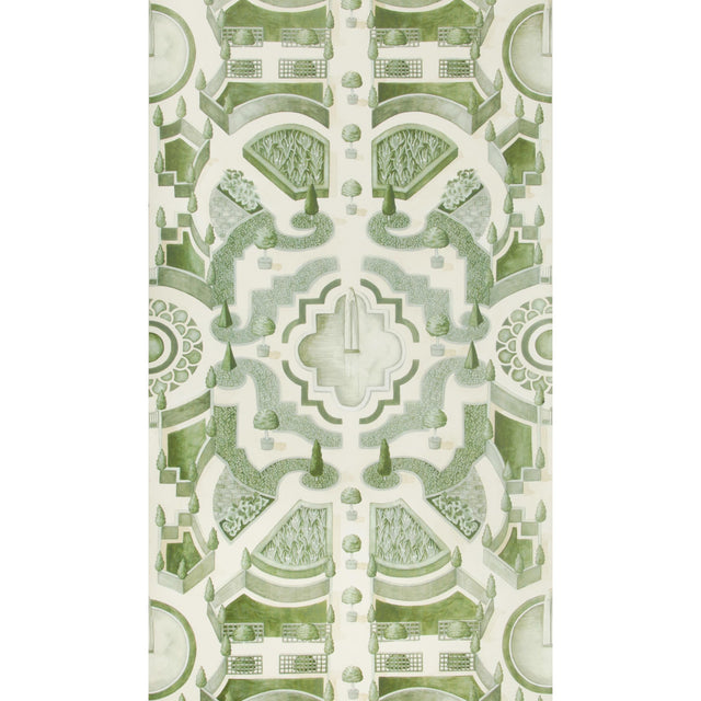 Cole & Son TOPIARY LEAF GREEN Wallpaper