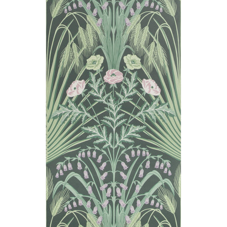 Cole & Son BLUEBELL SAGE ON CHARCOAL Wallpaper