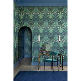 Cole & Son BLUEBELL TEAL/GOLD/PETROL Wallpaper