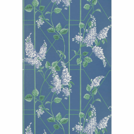 Cole & Son WISTERIA P BLUE/JADE/C BLUE Wallpaper