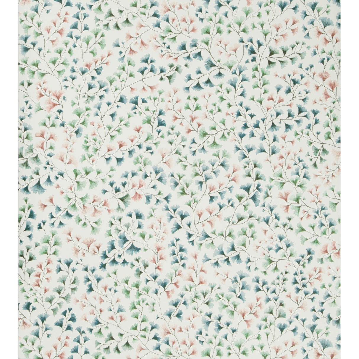 Cole & Son MAIDENHAIR PETROL/BLUSH/M Wallpaper