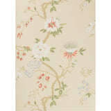 Cole & Son CAMELLIA CORAL/SAGE/BUTTERC Wallpaper