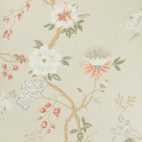Cole & Son Camellia Coral/D Egg/Ednil Wallpaper