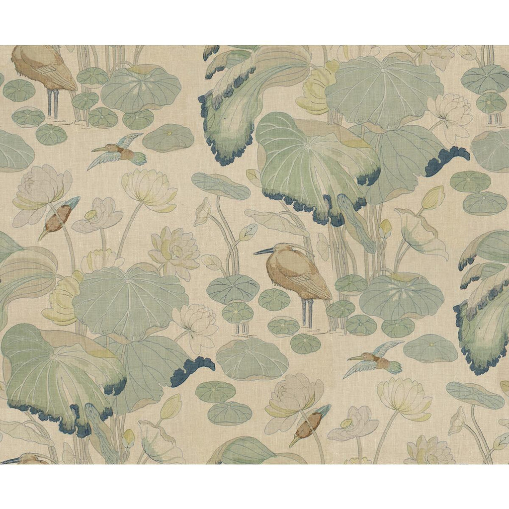 Lee Jofa NYMPHEUS TWILL FROST/SEA Fabric