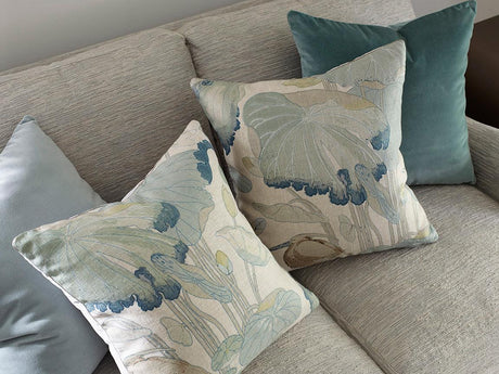 Lee Jofa NYMPHEUS TWILL FROST/SEA Fabric