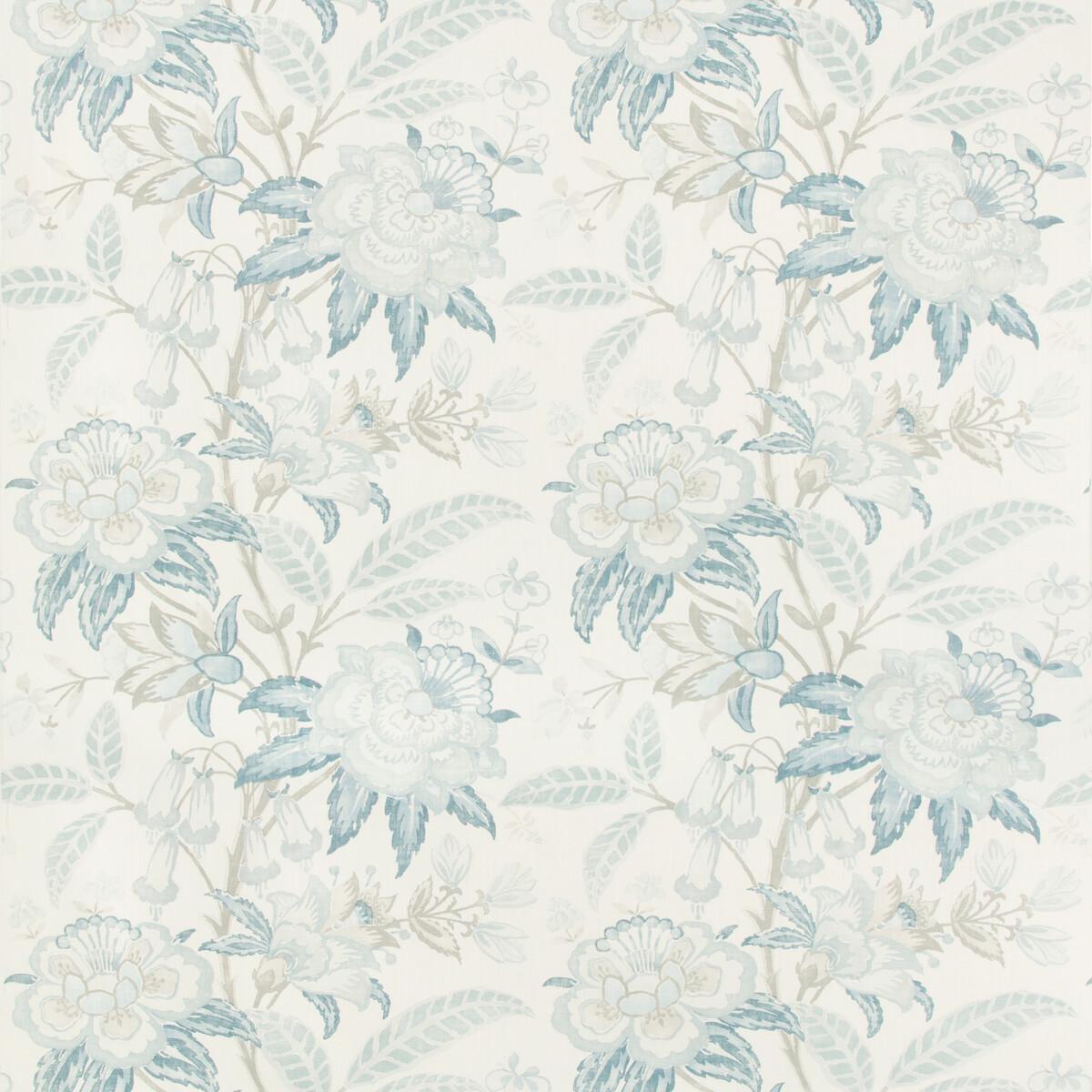 Lee Jofa Davenport Print Frost Blue Fabric