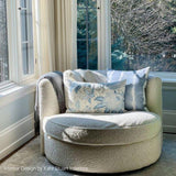 Lee Jofa DAVENPORT PRINT FROST BLUE Fabric