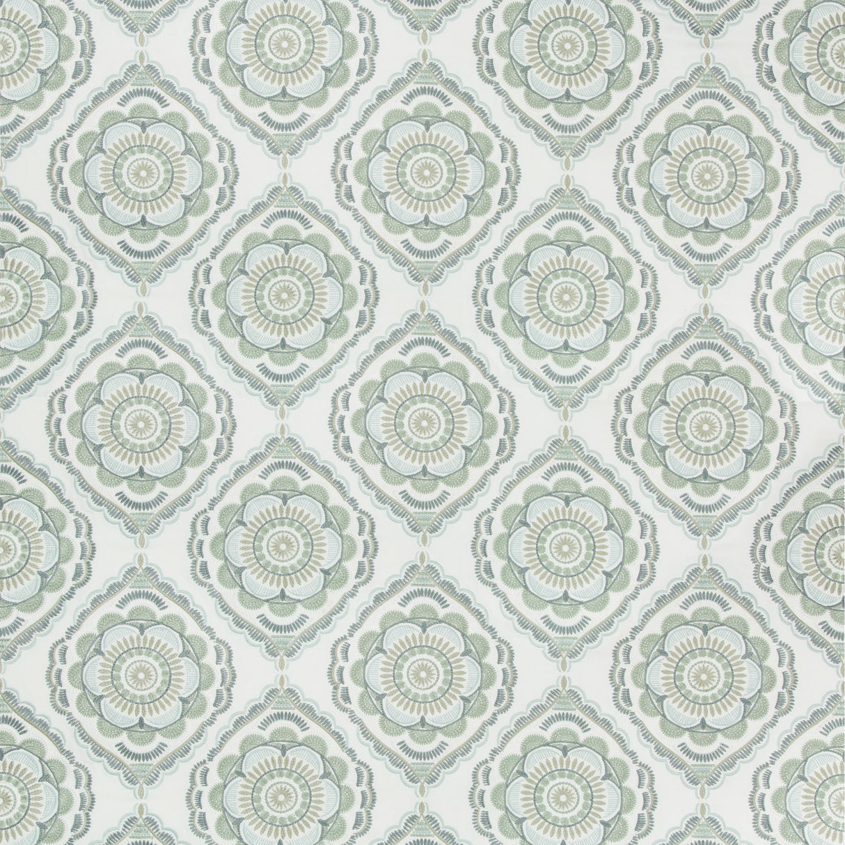 Lee Jofa MONTEREY EMB SEA MIST Fabric