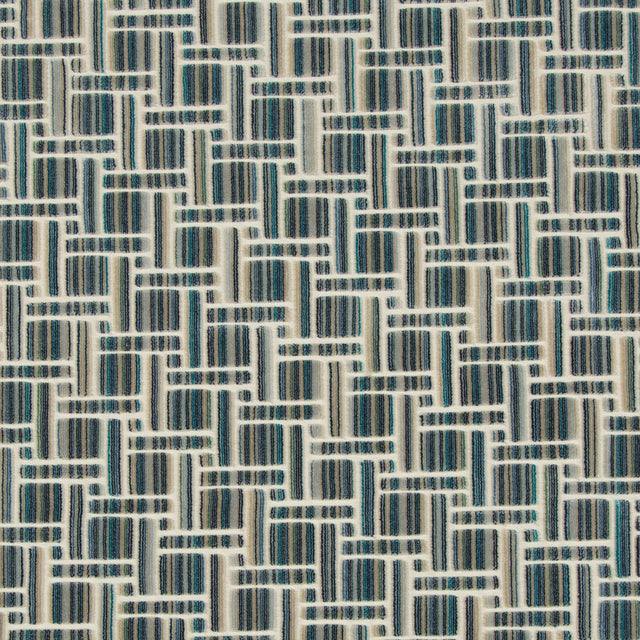 Kravet INSIDE TRACKS PEACOCK Upholstery Fabric