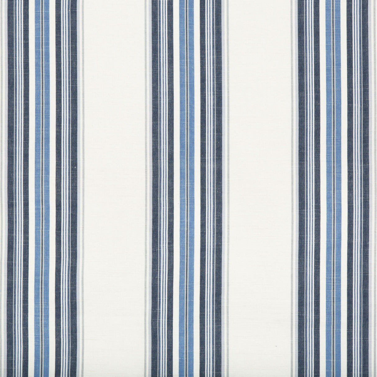 Brunschwig & Fils VERDON STRIPE INDIGO/SKY Upholstery Fabric