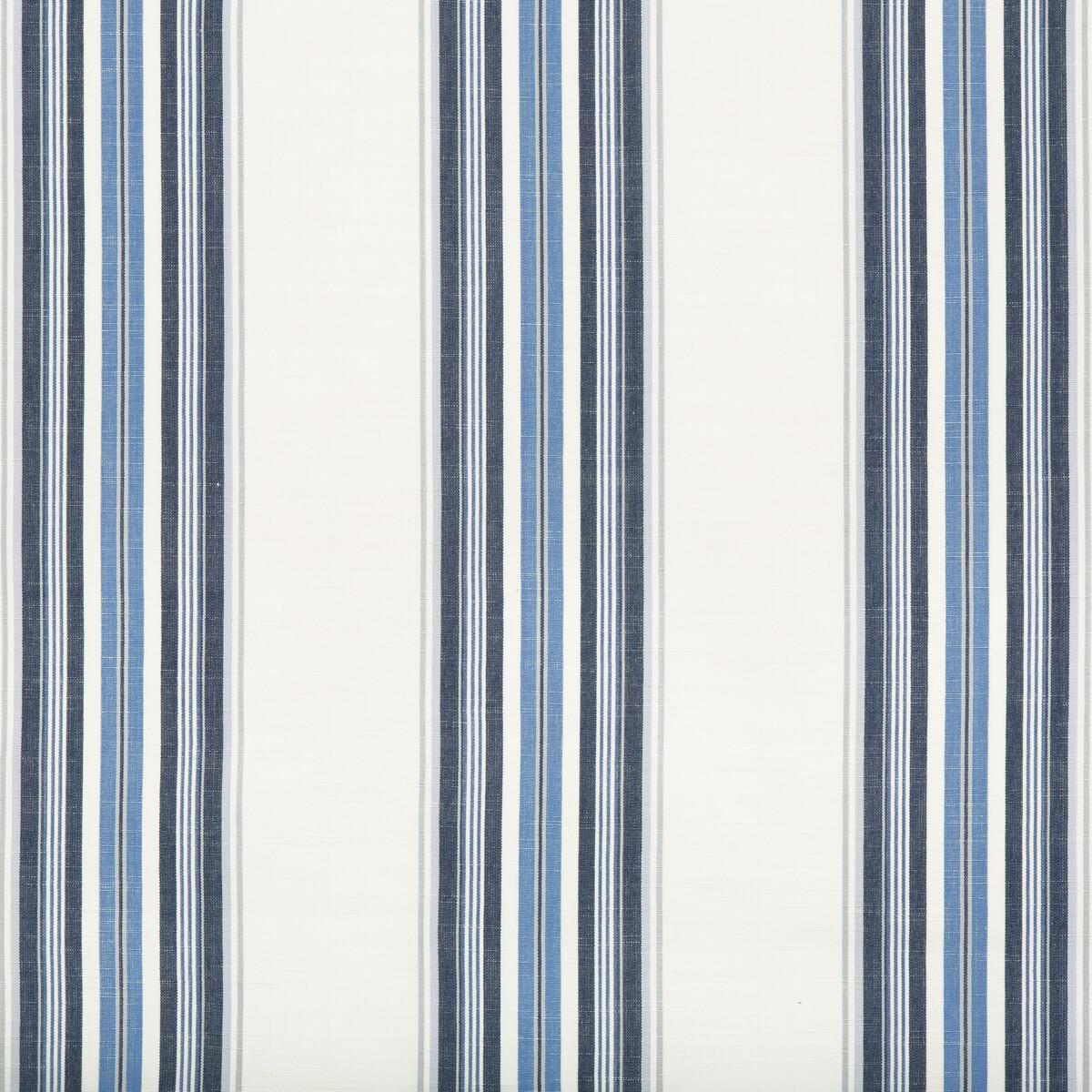 Brunschwig & Fils VERDON STRIPE INDIGO/SKY Fabric