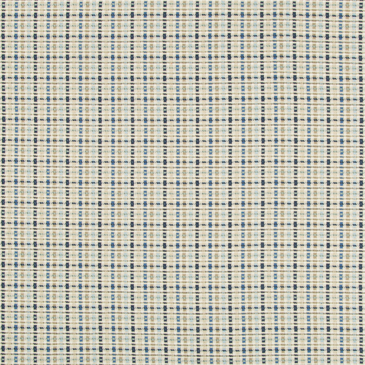 Brunschwig & Fils MAROLLEN TEXTURE BLUE/TAN Upholstery Fabric
