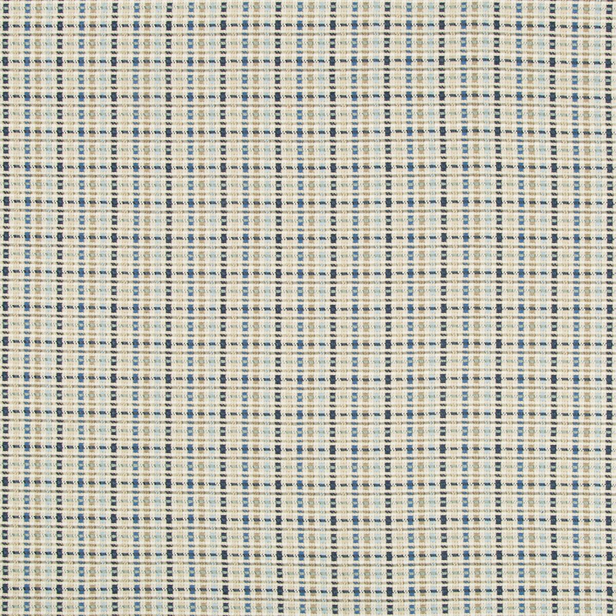 Brunschwig & Fils MAROLLEN TEXTURE BLUE/TAN Fabric