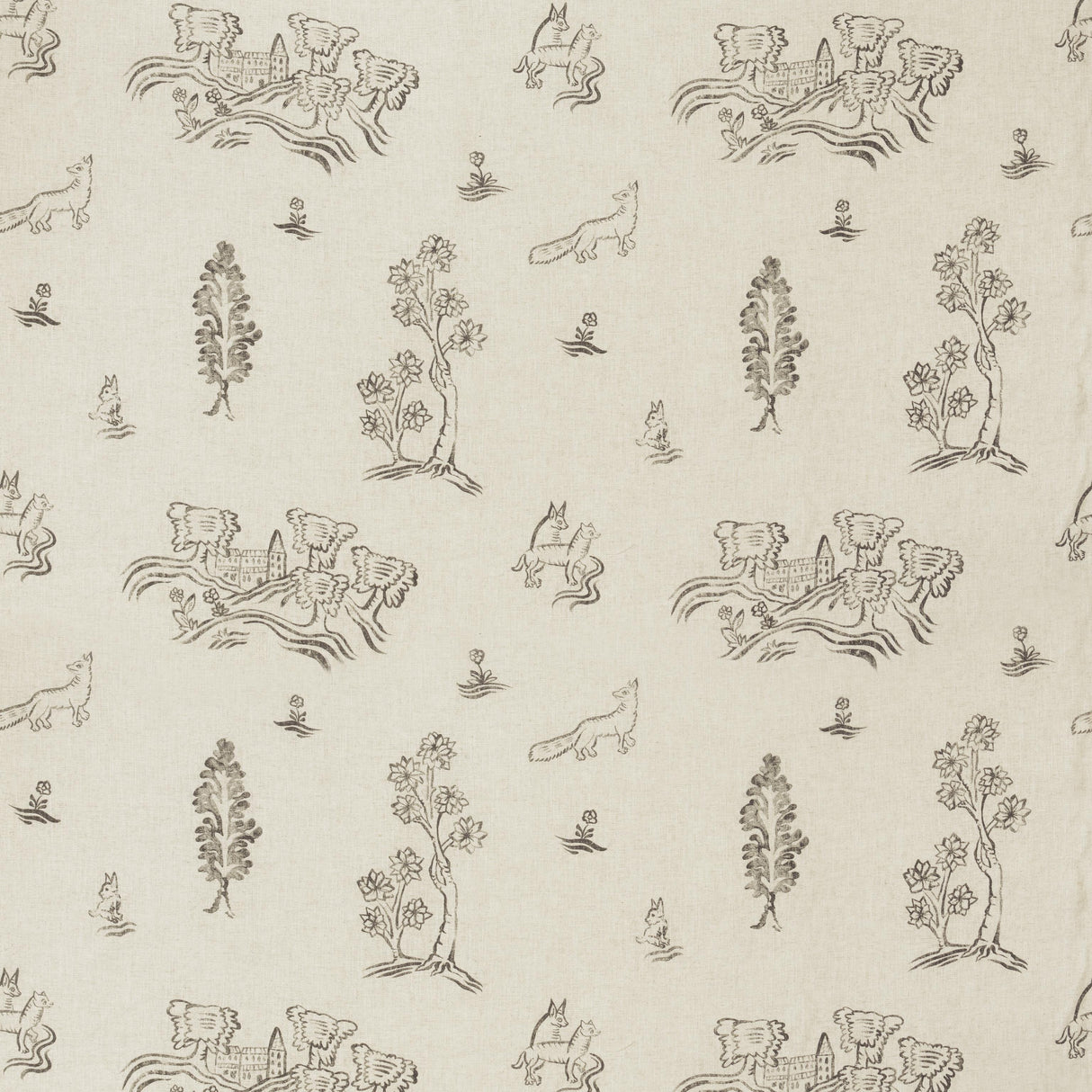 Andrew Martin FRIENDLY FOLK DUSK Fabric