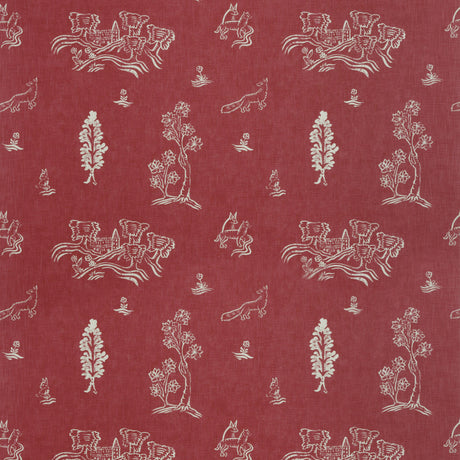 Andrew Martin FRIENDLY FOLK HUNTSMAN RED Fabric