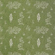 Andrew Martin FRIENDLY FOLK BASIL GREEN Fabric