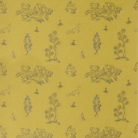 Andrew Martin FRIENDLY FOLK PROVENCAL YELLOW Fabric