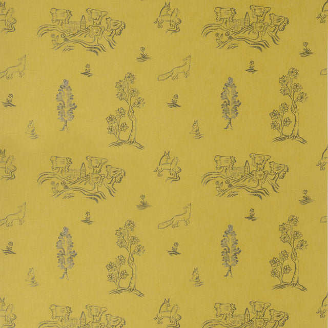Andrew Martin FRIENDLY FOLK PROVENCAL YELLOW Fabric
